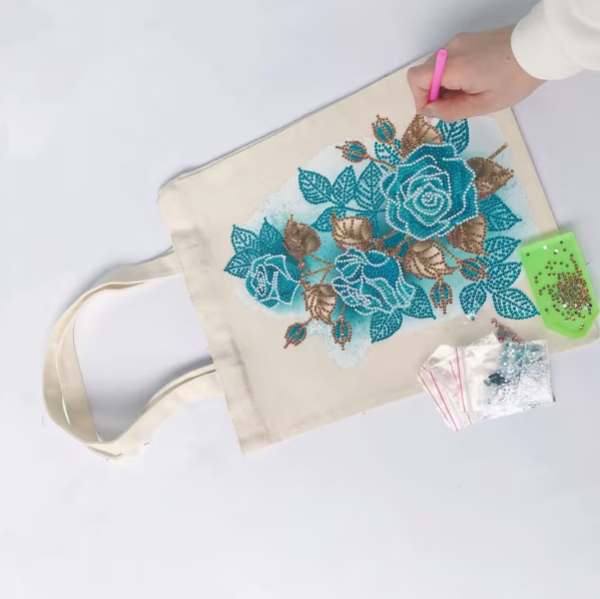 Diamond Painting Handtasche Rosen